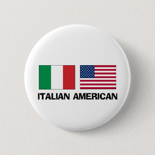 Italiaans-Amerikaans Ronde Button 5,7 Cm (Voorkant)