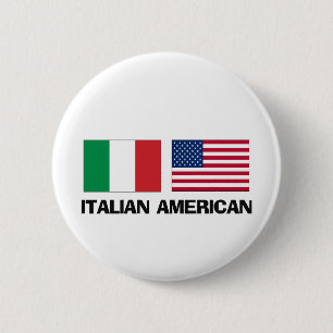 Italiaans-Amerikaans Ronde Button 5,7 Cm