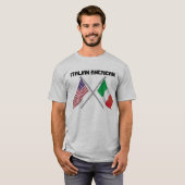 Italiaans-Amerikaans T-shirt (Voorkant volledig)
