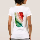 Italiaans Amerikaans trots US Italië T-shirt (Achterkant)