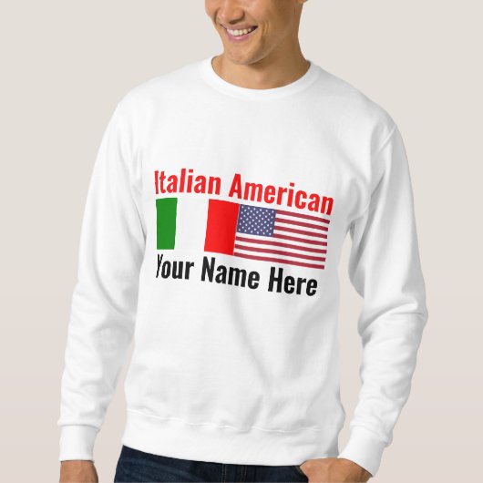 Italiaans-Amerikaans Trui (Voorkant)
