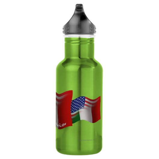 Italiaans-Amerikaanse golfvlag Waterfles (Rechts)