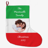 Italiaans-Amerikaanse Kerstkous met Foto Grote Kerstsok (Voorkant)