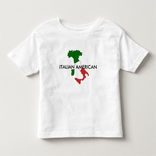 Italiaans-Amerikaanse Kinder T-shirt (Voorkant)