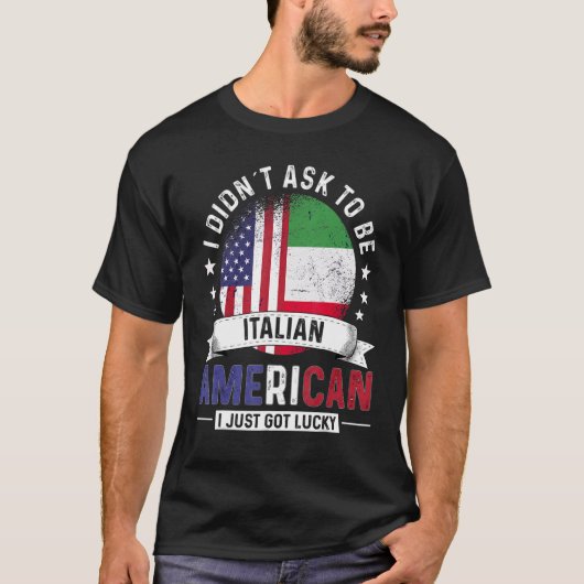 Italiaans-Amerikaanse landen hebben de voorkeur ge T-shirt (Voorkant)