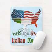 Italiaans-Amerikaanse rots Mousemat Muismat (Met muis)