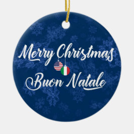Italiaans-Amerikaanse vakantieoord, Buon Natale Keramisch Ornament