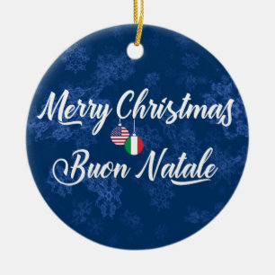 Italiaans-Amerikaanse vakantieoord, Buon Natale Keramisch Ornament