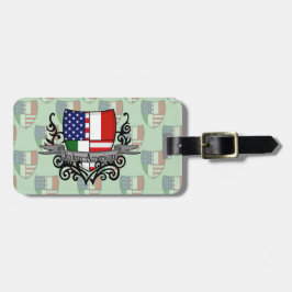 Italiaans-Amerikaanse vlag Bagagelabel