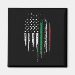 Italiaans-Amerikaanse vlag combo Italië VS Italië Magneet