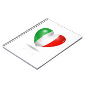 Italiaans Amore Heart - notebook Notitieboek (Linkerzijde)