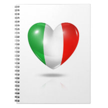 Italiaans Amore Heart - notebook