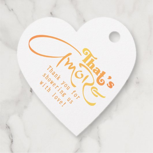 Italiaans Aperol Cocktail Dat is Amore Vrijgezelle Bedankjes Labels (Achterkant)