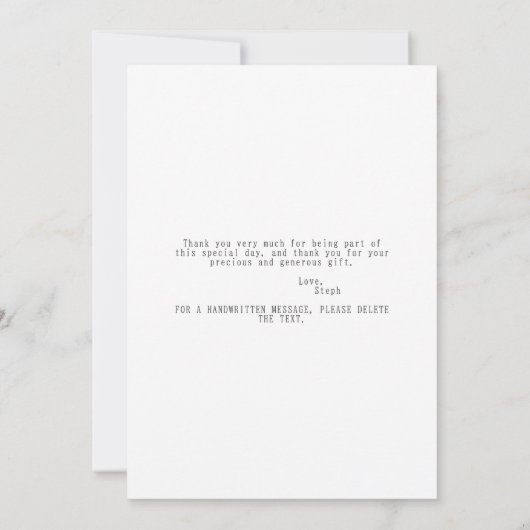 Italiaans Aperol Cocktail Dat is Amore Vrijgezelle Bedankkaart (Achterkant)