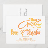 Italiaans Aperol Cocktail Dat is Amore Vrijgezelle Bedankkaart (Voorkant / Achterkant)