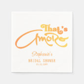 Italiaans Aperol Cocktail Dat is Amore Vrijgezelle Servet (Voorkant)