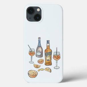 Italiaans aperol Spritz waterverf iphone case ipad
