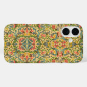  Italiaans Arabesque Blue en Gold Case-Mate iPhone Case (Achterkant (horizontaal))