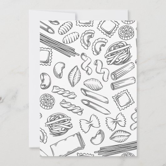 Italiaans Baby shower, Ciao Baby, Genderneutraal Kaart (Achterkant)