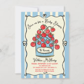 italiaans Baby shower van kerstomaten Kaart (Voorkant)