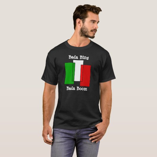 Italiaans Bada Bing Shirt (Voorkant volledig)