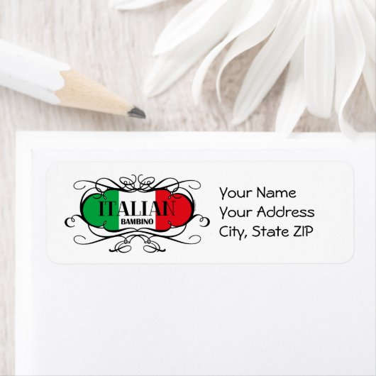 Italiaans Bambino (C) Label (Insitu)