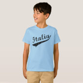 Italiaans Baseball Logo Kinderen T-Shirt (Voorkant volledig)