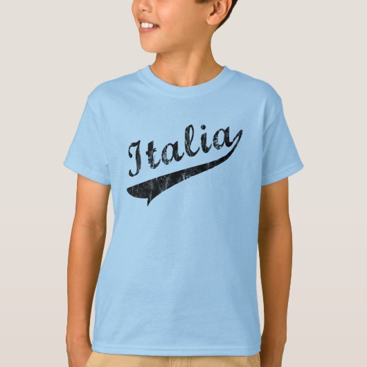 Italiaans Baseball Logo Kinderen T-Shirt (Voorkant)