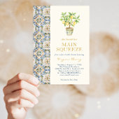 Italiaans belangrijkste squeeze Vrijgezellenfeest Kaart