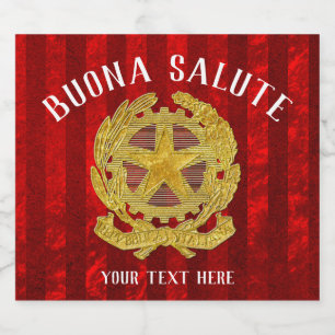 Italiaans bieretiket bier etiket