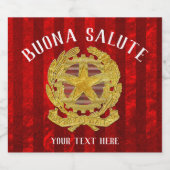 Italiaans Bierlabel Bier Etiket (Enkel label)