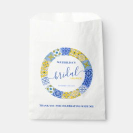 Italiaans blauw Tegel zomer Vrijgezellenfeest dank Bedankzakje