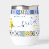 Italiaans Blauw Tegels Citroen Zomer Vrijgezellenf (Links)