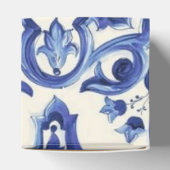 Italiaans Blauw Tegels La Dolce Vita Bedankdoosjes (Bovenkant)