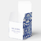 Italiaans Blauw Tegels La Dolce Vita Bedankdoosjes (Geopend)