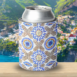 Italiaans Blauwe Mozaïek Blikjeskoeler