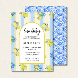 Italiaans Blauwe Tegels, Ciao Baby, Citroenen Kaart