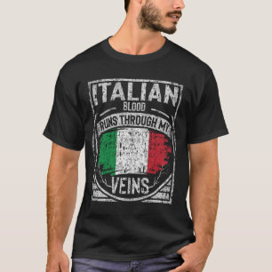 Italiaans bloed loopt door mijn vinnen t-shirt