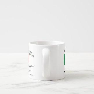 Italiaans bloed stroomt soms door aderen Wijn  Espresso Kop