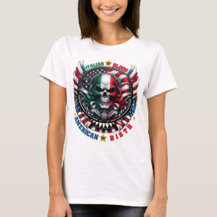 Italiaans bloed van Amerikaanse geboorte Italiaans T-shirt
