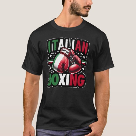 Italiaans Boksen (Kampioen) T-shirt (Voorkant)