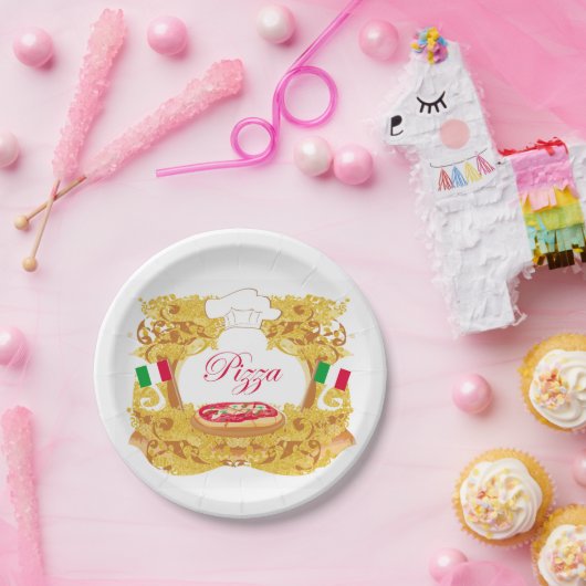 Italiaans Bord pizzapapier (Feest)