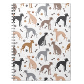 Italiaans Bot van de Grens van de Dog en het Notit Notitieboek (Voorkant)