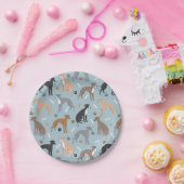 Italiaans Bot van Greyhound Dog en Bord van poespa (Feest)