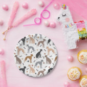 Italiaans Bot van Greyhound Dog en Bord van poespa (Feest)