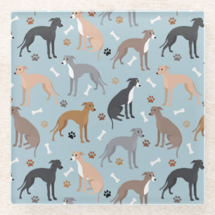 Italiaans Bot van Greyhound Dog en Onderzetter van