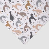 Italiaans Bot van Greyhound Dog en papier van pote (Detail)