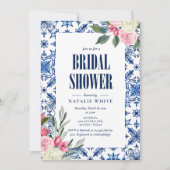 Italiaans Bougainvillea Mediterraan Vrijgezellenfe Kaart (Voorkant)