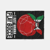 Italiaans bowlingspel Italië Bocce Byll Fleece Deken (Voorkant (Horizontaal))