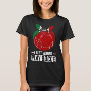 Italiaans bowlingspel Italië Bocce Byll T-shirt